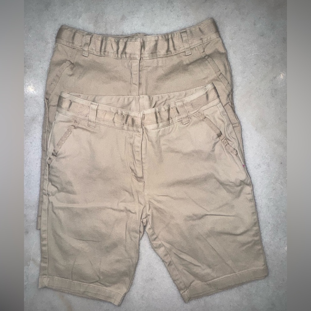 Nautica girls size 12 Beige Bermuda Bundle